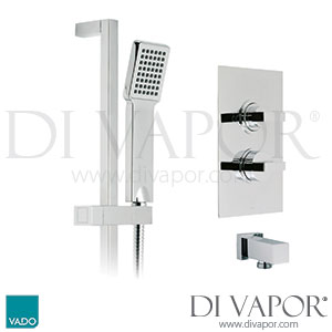 VADO WG-NOTBOX/5-C/P Notion Square Concealed Thermostatic Shower Valve