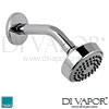 VADO Single Function Shower Head Arm Spare Parts