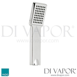 VADO WG-V2Handset-DB-C/P Rectangular Single-Function Rub-Clean Shower Handset Spare Parts