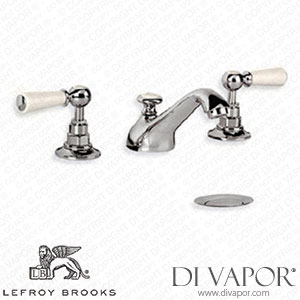 Lefroy Brooks EDWARDIAN BASIN MIXER WITH WHITE LEVERS & POP-UP WASTE (WL 1216) Spare Parts