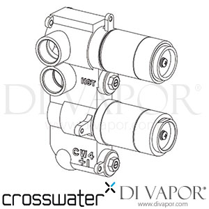 Crosswater WLBP1500R+ Thermo Valve Flow without Collars Shower Spare Parts