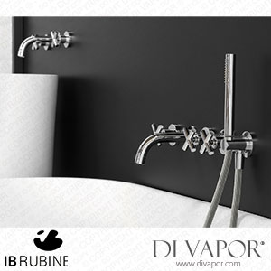 IB Rubinetti WO250CC Wow Wall Mounted Bath Filler Complete with Shower Kit Spare Parts