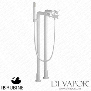 IB Rubinetti WO700BO Wow Freestanding Two Columns Bath Filler with Shower Kit Spare Parts
