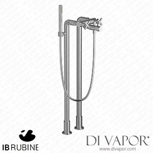 IB Rubinetti WO700SS Wow Freestanding Two Columns Bath Filler with Shower Kit Spare Parts