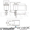 Crosswater WS310DC Diagram