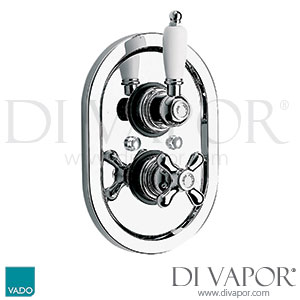 VADO WSB-148-3/4-C/P Westbury 1 Outlet 2 Handle Concealed Thermostatic Shower Spare Parts