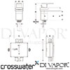 Crosswater WSX110DNC Diagram