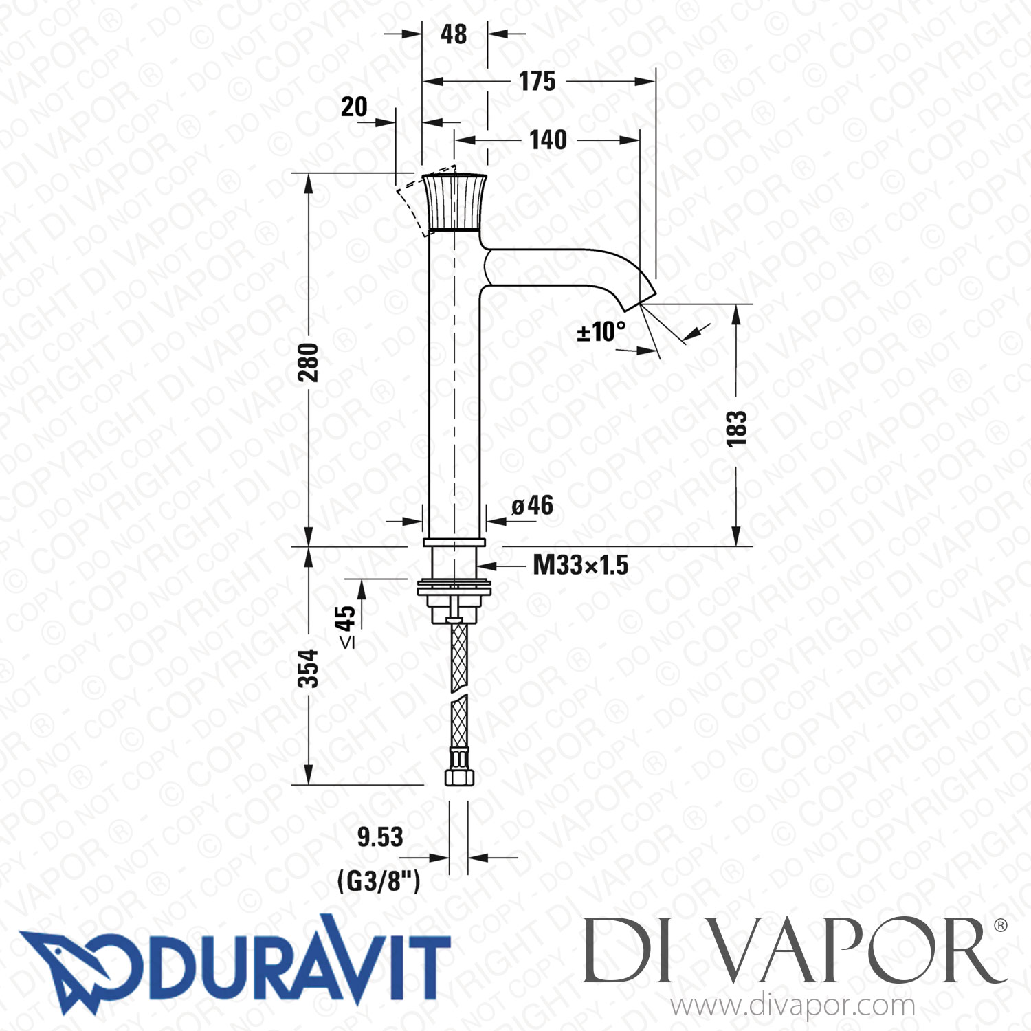 Duravit White Tulip Single Lever Basin Mixer L (Wt1030002) Spare Parts