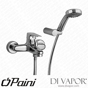 Paini WWCR105E Atacama Single Lever Bath Shower Mixer Tap with Adjustable Shower Kit Spare Parts