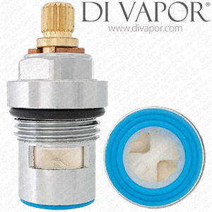 IXIA Flow Cartridge - 47mm - 1/2 Inch BSP - 18 Spline - Anti-Clockwise Turn to Open