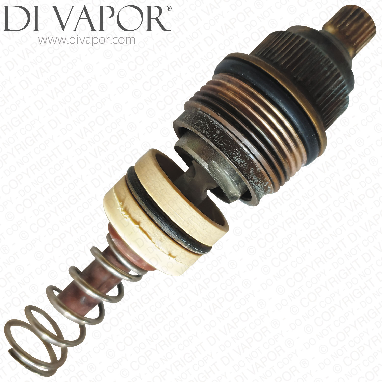 Milan Modern Square Shower Thermostatic Cartridge XF77555 Compatible Spare