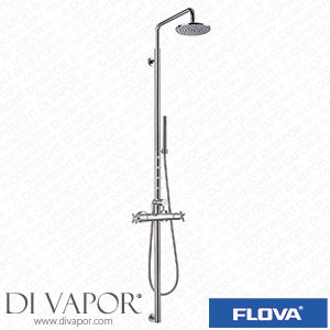 Flova XLSP XL Exposed Thermostatic Shower Column Spare Parts