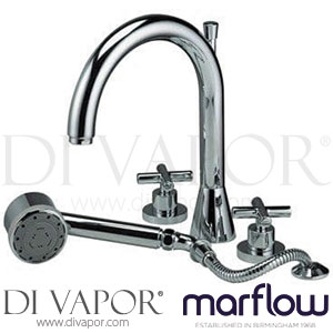 Marflow XNC364 Exena Four Hole Bath Shower Mixer High Pressure Spare Parts