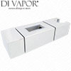 XS325 Rectangle Shower Riser Slider