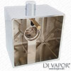 CVP Concealed Shower Valve Square Chrome Control Handle