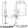 Crosswater ZE714DC Diagram