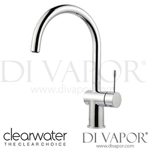 Clearwater ZO2CP Zodiac C Single Lever Chrome Twist & Spray Monobloc Kitchen Mixer Tap Spare Parts