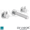 VADO Zoo 3 Hole Basin Mixer Wall Mounted Spare Parts