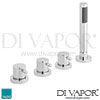 VADO Zoo 4 Hole Bath Shower Mixer Spare Parts