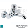 VADO Zoo Exposed Bath Filler Single Lever Wall Spare Parts