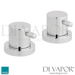 VADO Zoo-142/PR-3/4-C/P Zoo Pair of Valves Deck Mounted Spare Parts