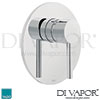 VADO Zoo Round Back Plate Shower Valve Single Lever Spare Parts