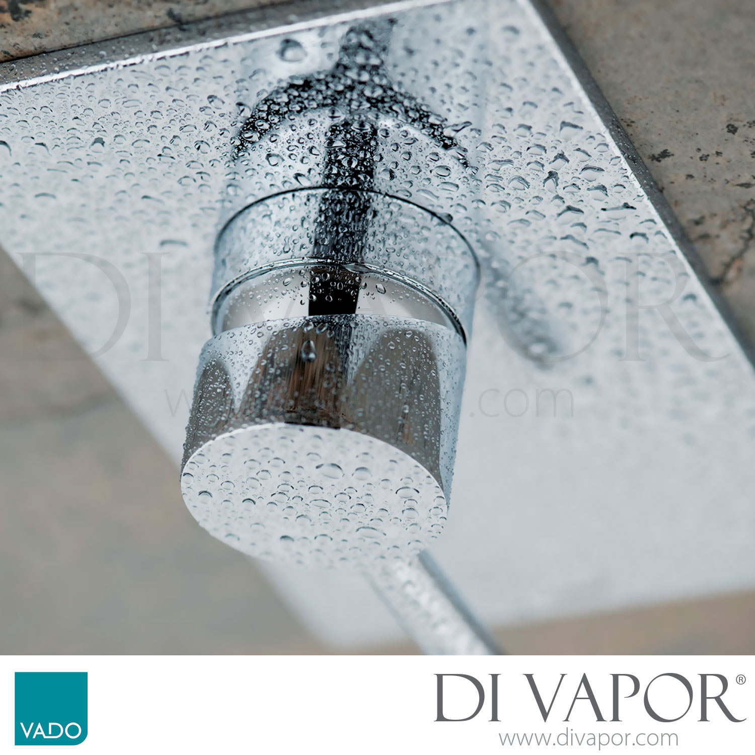 VADO Zoo145A/SQC/P Zoo square Back Plate Concealed Manual Shower