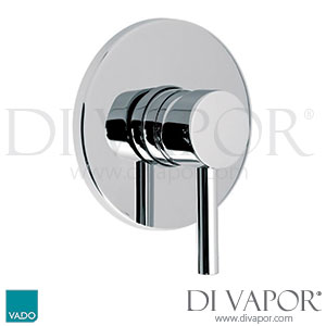 VADO ZOO-145/RO-C/P Zoo Concealed Shower Valve Single Lever Wall Mounted with Round Backplate Spares
