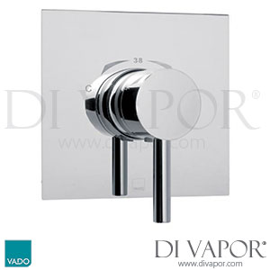 VADO Zoo-145T/SQ-C/P Zoo Square Back Plate Axio:therm Concealed Thermostatic Shower Spare Parts