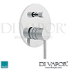 VADO Zoo Round Back Plate Single Lever Shower Diverter Spare Parts