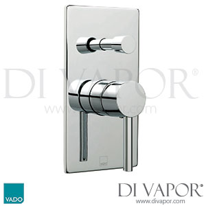 VADO Zoo-147A/SQ-C/P Zoo square Back Plate Concealed Single Lever Manual Shower Valve with Diverter Spare Parts