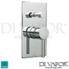 VADO Zoo square Back Plate Single Lever Shower Valve Diverter Spare Parts