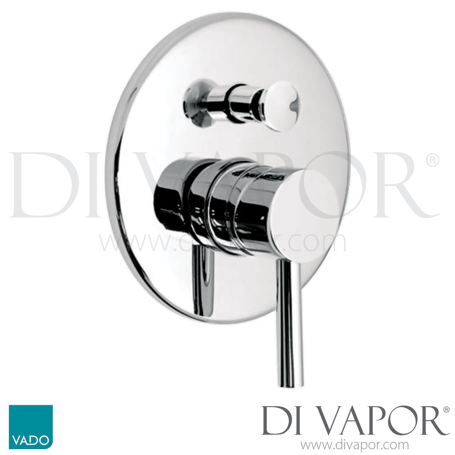 VADO ZOO147/ROC/P Zoo Single Lever Wall Mounted Concealed Shower