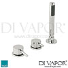 VADO Zoo 3 Hole Bath Shower Mixer Single Lever Spare Parts