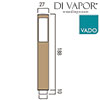 Vado ZOO-HANDSET-PG Zoo Round Shower Handset - Polished Gold