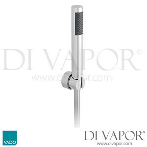 VADO Zoo-SFMK-C/P Zoo Single Function Mini Shower Kit with 150cm Shower Hose and Bracket Spare Parts