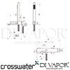 Crosswater ZT421WC Diagram
