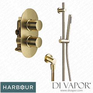 Harbour Clarity Brushed Brass Concealed Shower Valve Spare Parts