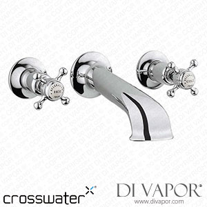 Crosswater Belgravia Wall Mounted Bath Spout with Crosshead Valves crosswater-bel-lvr-wm-bath-spout Spare Parts