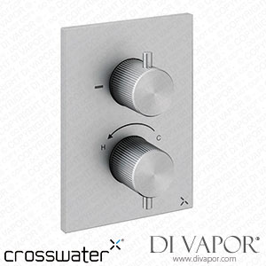 Crosswater 3ONE6 Stainless Steel 2 Outlet Concealed Shower Valve with Crossbox Technology cw-3one6-2-outlet-valve-bp Spare Parts