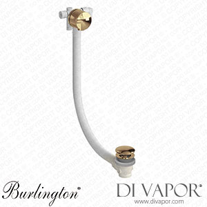 Burlington Riviera Overflow Bath Filler with Click Clack Waste riviera-overflow-filler-clk-wst Spare Parts