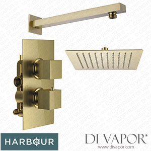 Harbour Status Brushed Brass Concealed Shower Valve Spare Parts