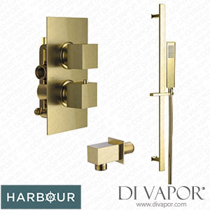 Harbour Status Brushed Brass Concealed Shower Valve Spare Parts