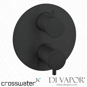 Crosswater MPRO Industrial Thermostatic 1 Outlet Shower Valve - Crossbox Technology - Carbon Black xwater-mpro-xbox-1out-lvrs-cblck Spare Parts