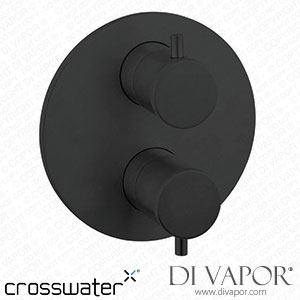 Crosswater MPRO Industrial Thermostatic 2 Outlet Shower Valve - Crossbox Technology - Carbon Black xwater-mpro-xbox-2out-lvrs-cblck Spare Parts