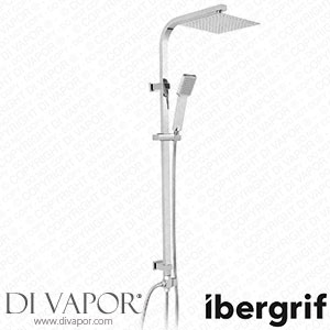 Ibergrif - Shower System with Diverter Shower Column without Tap Spare Parts