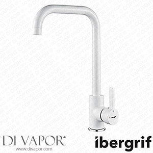 Ibergrif Kitchen Tap with High Spout Sink Mixer with 360 Degree Rotation Spout Brass Spare Parts