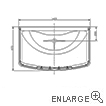 Trevi tray dimensions