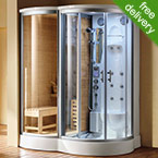 Utopia Steam Shower Cabin and Sauna Cubicle