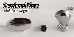 Whirlpool Baths: The Varda (Overhead View)